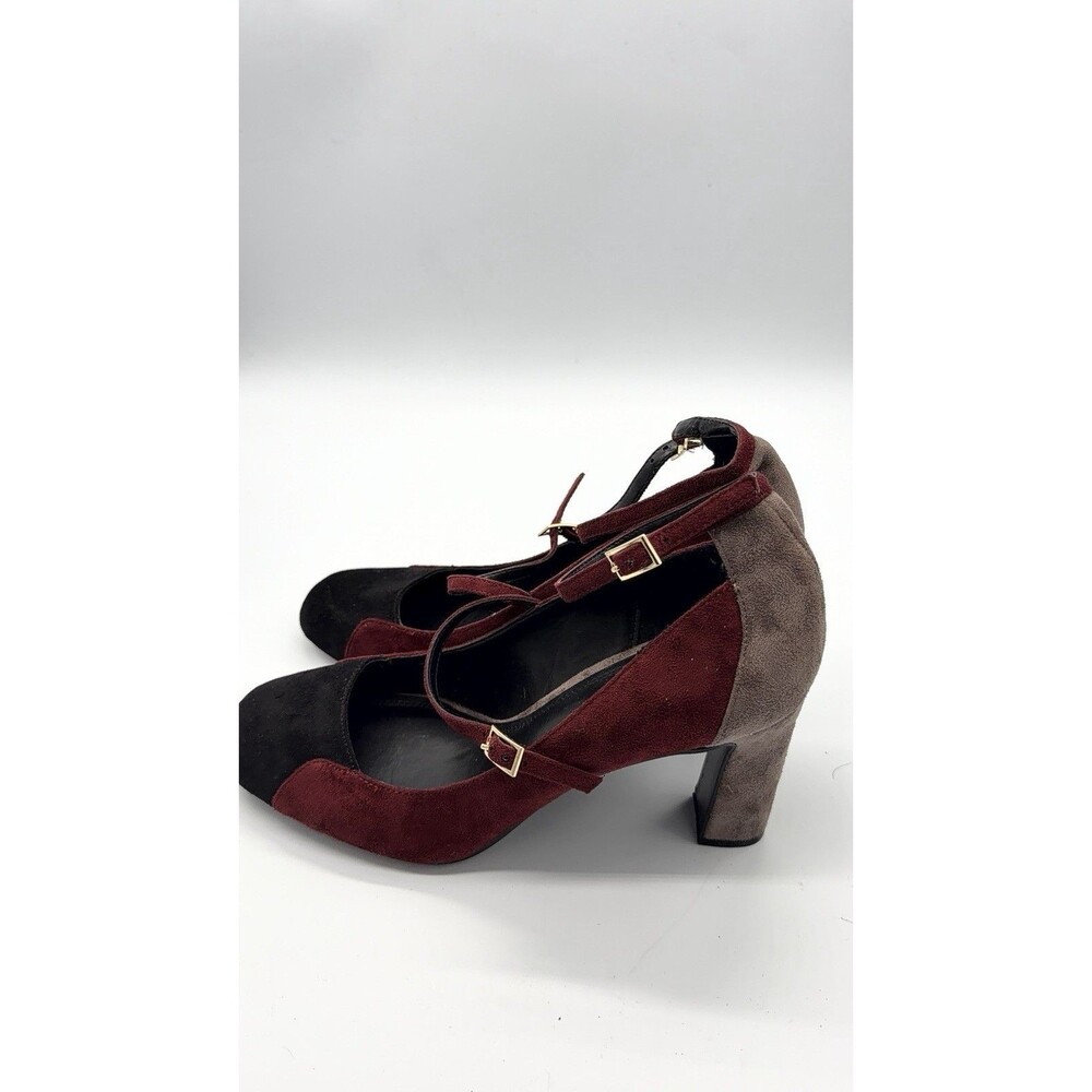 IMPO Tamika Tri-Color Suede Mary Janes